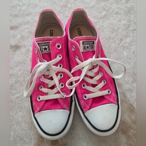 Converse Hot Pink Sneakers Size 8
